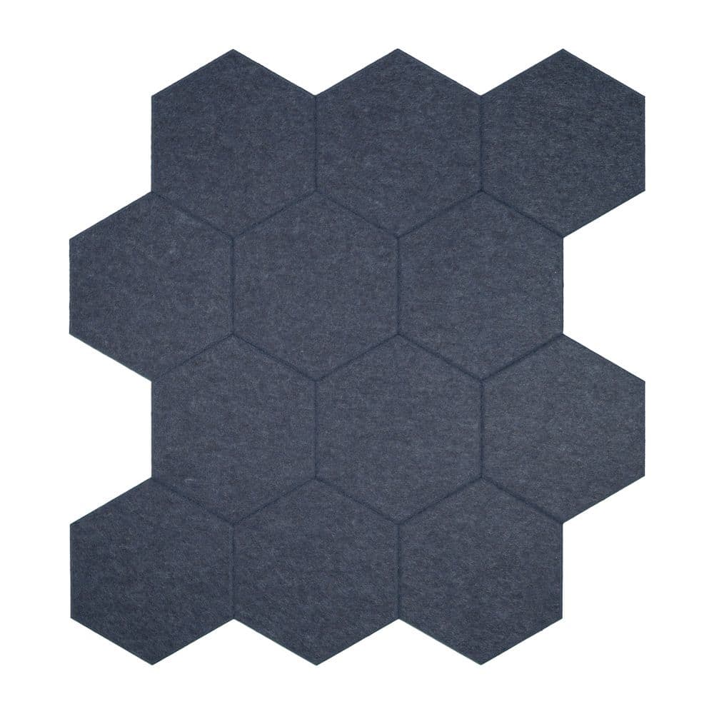 Creëer akoestische wanden met Dutchvilt - stijlvolle patronen en kleuren - hexagon vilt tegels