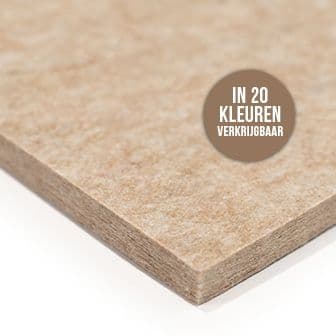 PET-Vilt platen - plaat beige 9mm - Dutchvilt PET-vilt groothandel