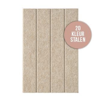 Vilt sample - viltpaneel - vilt wandpaneel met groeven - D4-1