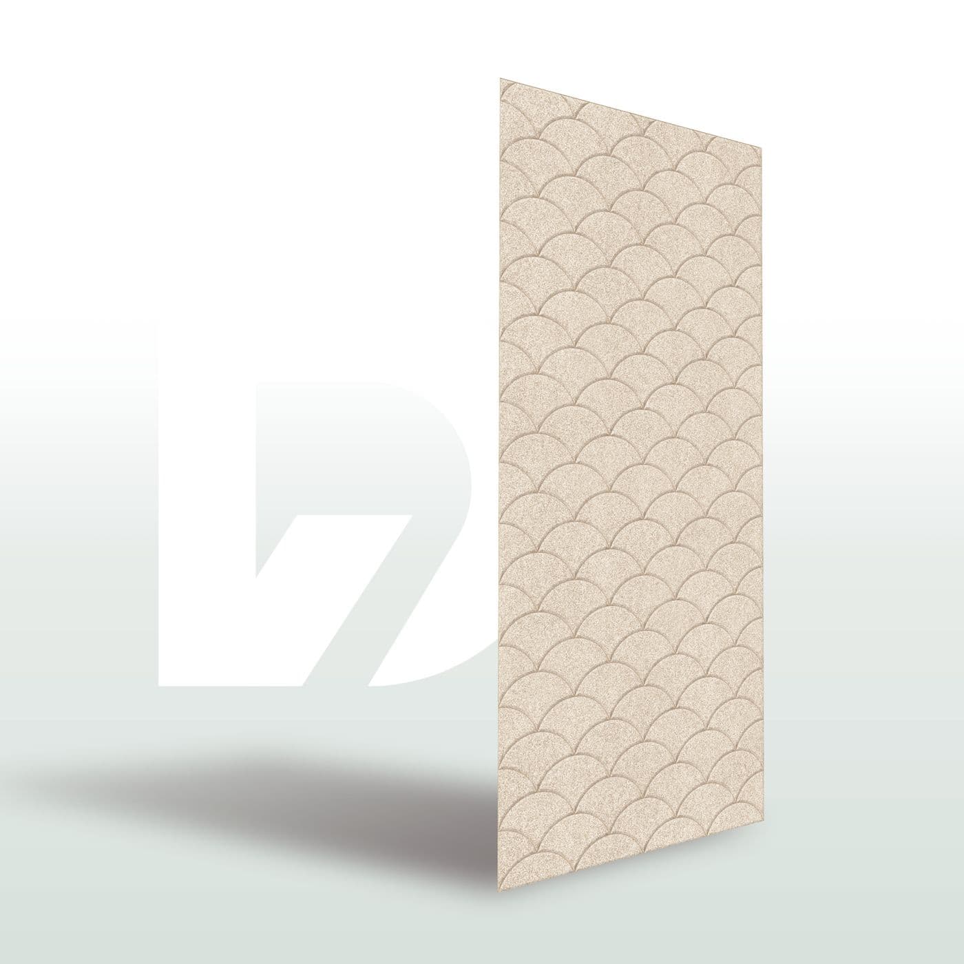 Viltpaneel Beige met patroon